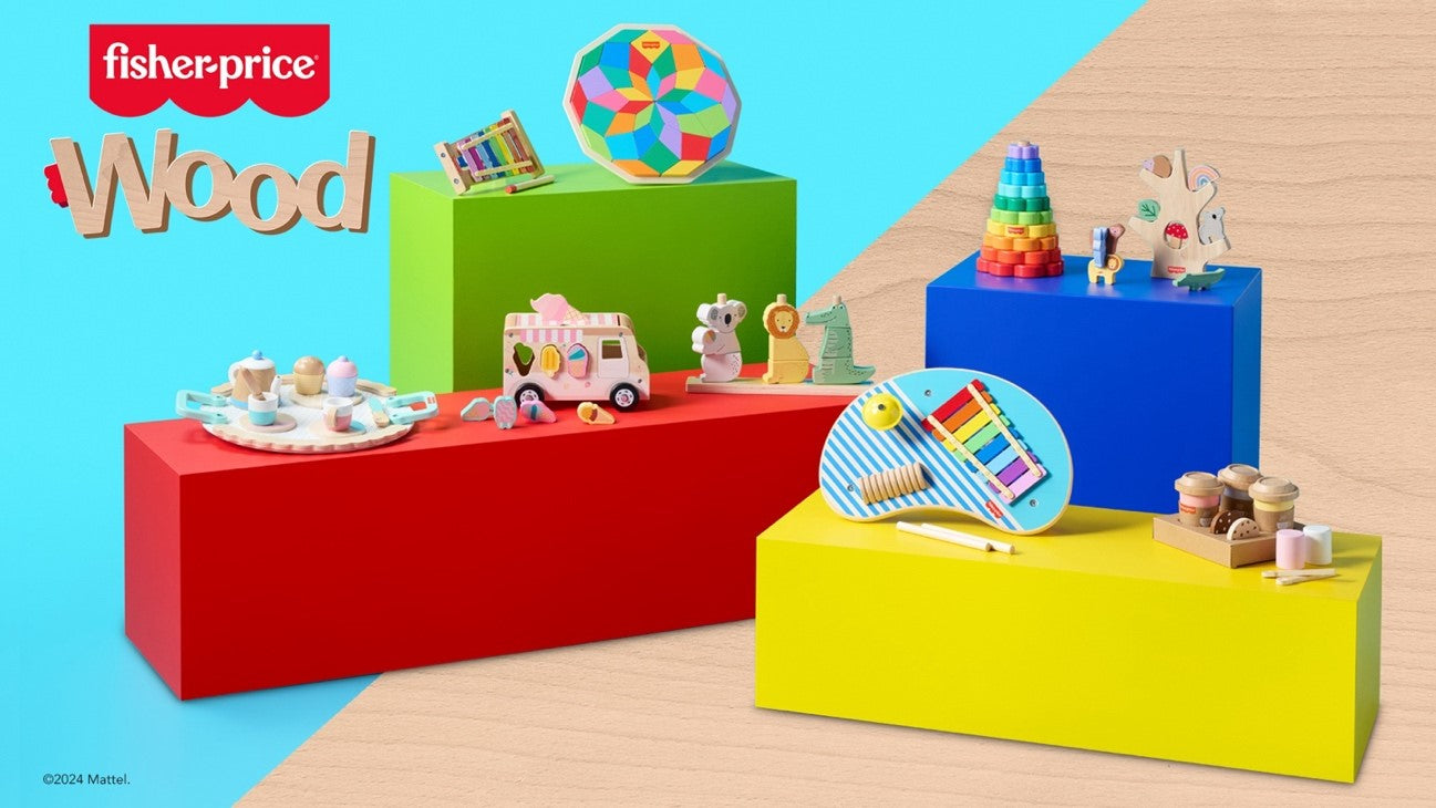 FISHER-PRICE® RETURNS TO ITS ROOTS WITH NEW WOODEN TOY RANGE MADE TO TREASURE FOR GENERATIONS