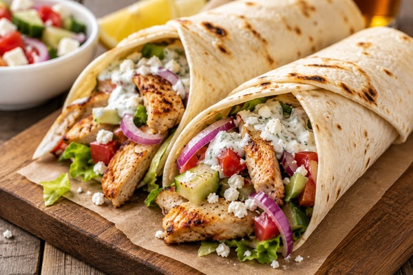 Greek Chicken Wraps