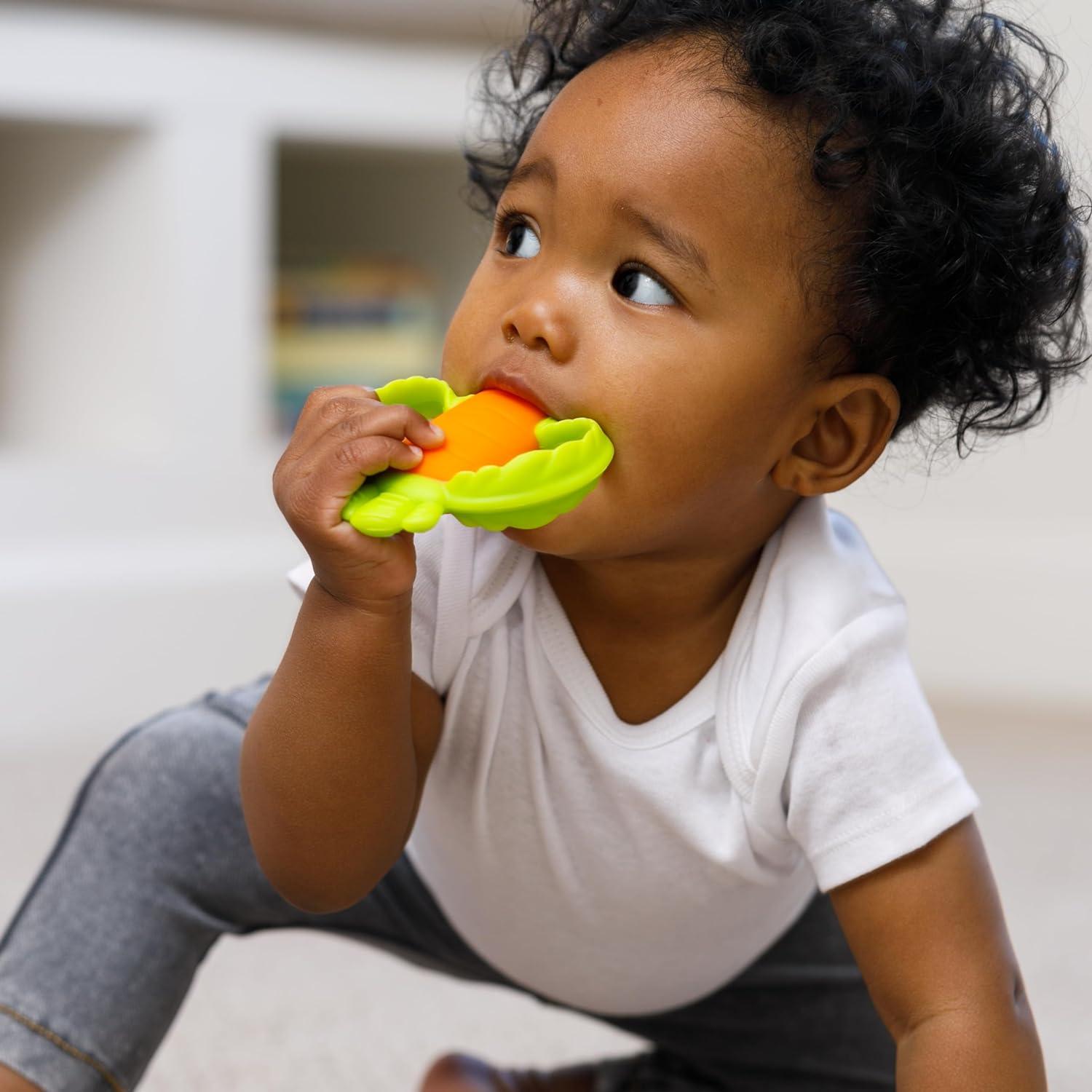 Infantino Lil' Nibbles Textured Silicone Baby Teether - 4aKid