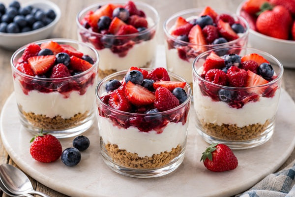 No-Bake Berry Cheesecake Cups