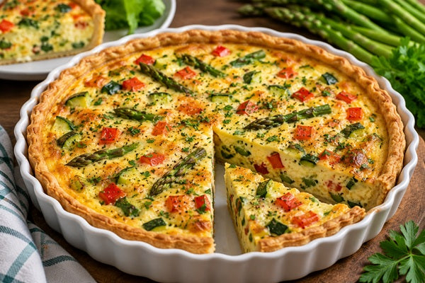 Spring Vegetable Quiche