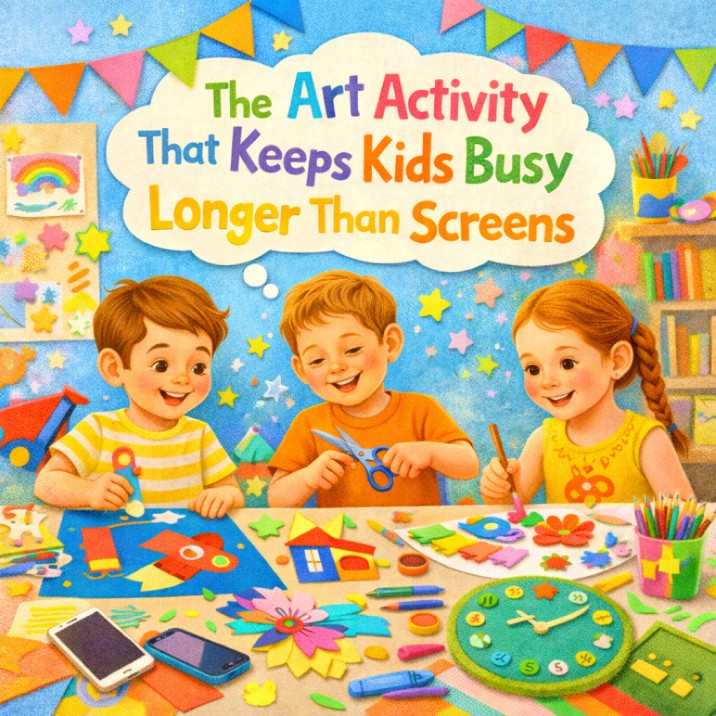 The Art Activity That Keeps Kids Busy Longer Than Screens