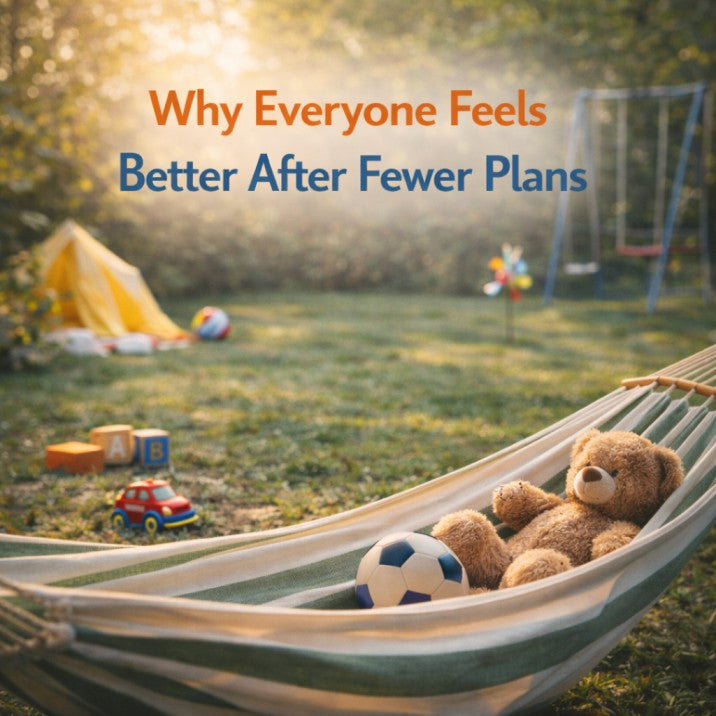 Why Everyone Feels Better After Fewer Plans
