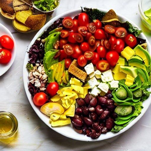 A Mediterranean Twist on the Classic: Mediterranean Cobb Salad Recipe - 4aKid