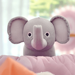 "A Perfectly Pink Plush Peek-a-Boo Elephant for Kids!" - 4aKid