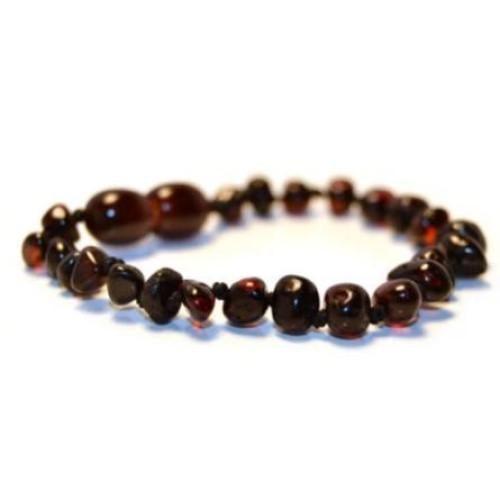 Amber Baby Teething Anklet/Bracelet - Cherry Chakra (Pre-Order)- Latest product from 4aKid - 4aKid