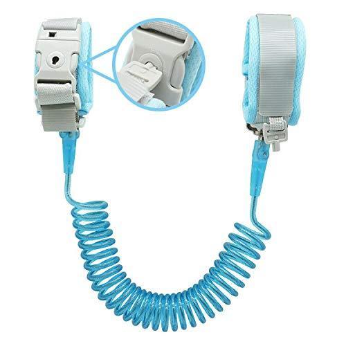 Anti-Lost Wrist Link with Lock - Baby Blue- Latest product from 4aKid - 4aKid