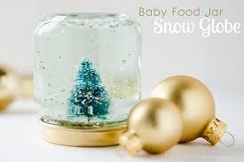 Baby Food Jar Snow Globes Tutorial - 4aKid