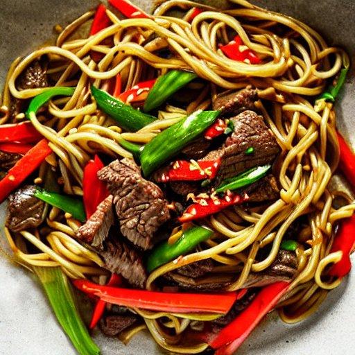 Beef Stir Fry with Noodles - 4aKid