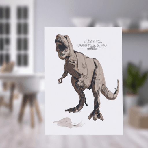 "Bring the Jurassic Time to Your Home With 3D Wall or Floor Stickers: Tyrannosaurus Rex" - 4aKid