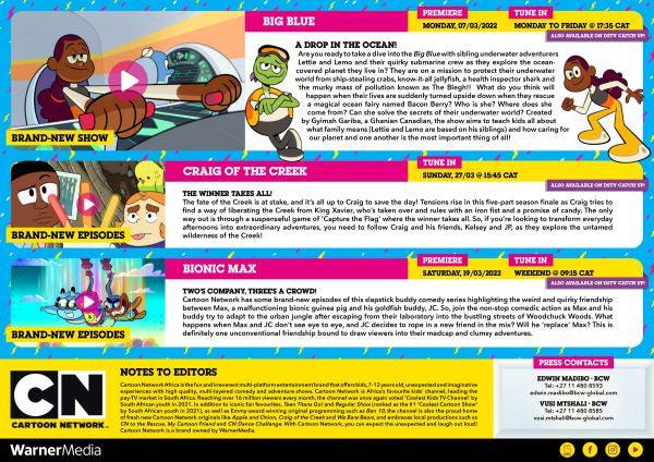 Cartoon Network has some very fun content for the month of March! - 4aKid