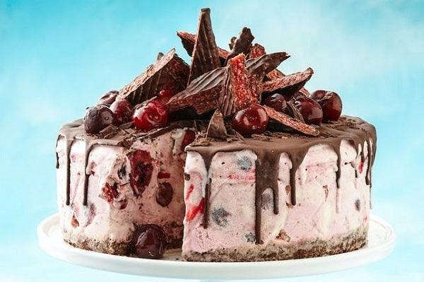 Cherry Ripe Ice-Cream Cake - 4aKid