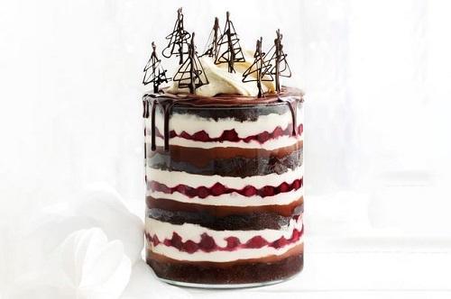 Choc-Cherry Brownie Trifle - 4aKid Blog - 4aKid