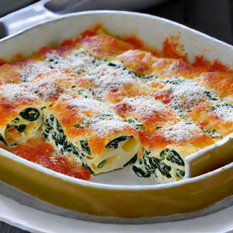 Creamy Delight: Spinach and Ricotta Cannelloni Recipe - 4aKid