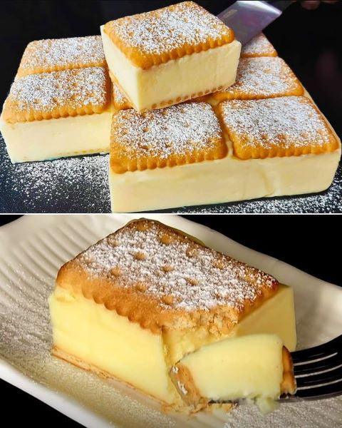 Creamy Squares with Biscuits 😋⭐️💕 - 4aKid Blog - 4aKid