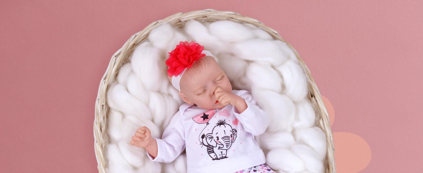 Discover the JIZHI Lifelike Reborn Baby Dolls Girl: A Realistic and Washable Newborn Baby Doll for Kids Age 3+ - 4aKid