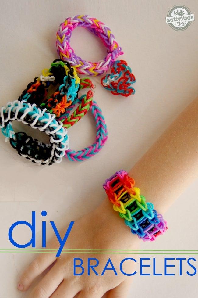 Elastic-band bracelets – how to make? - 4aKid