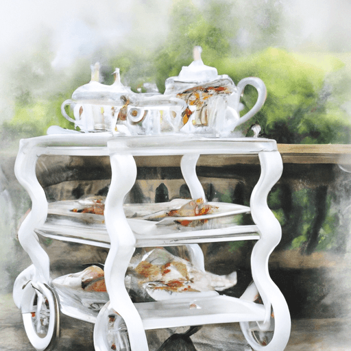 "Elevate Your Tea Time Experience with the Jeronimo High Tea Set with Trolley (Pre-Order Now!)" - 4aKid