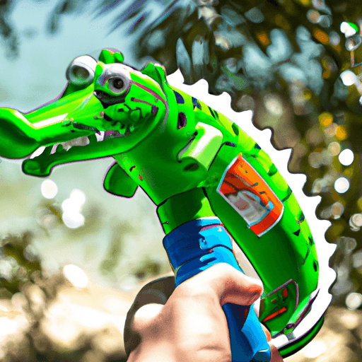 Experience Fun Family Bonding with Jeronimo's Crocodile Foam Gun! - 4aKid