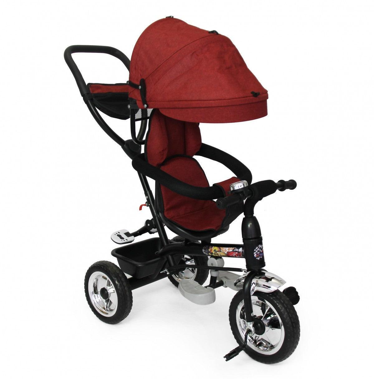 "Experience the Joy of Riding with the Stages Stroller Tricycle - Red" - 4aKid
