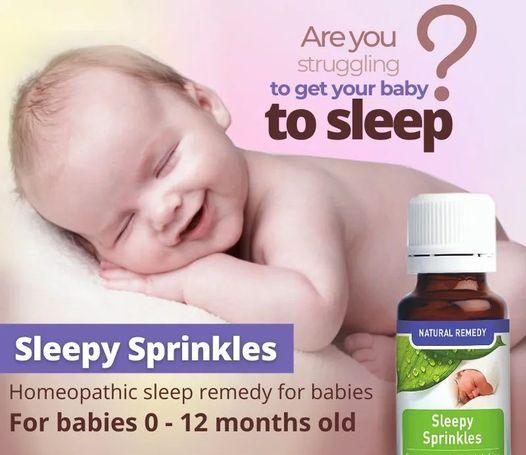 Feelgood Health's Sleepy Sprinkles for babies 0-12 months old is a natural and safe sleep aid for babies! - 4aKid