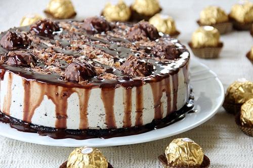Ferrero Rocher Cheesecake - 4aKid