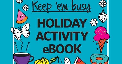 Free kids activity e-book to keep them busy at home - 4aKid