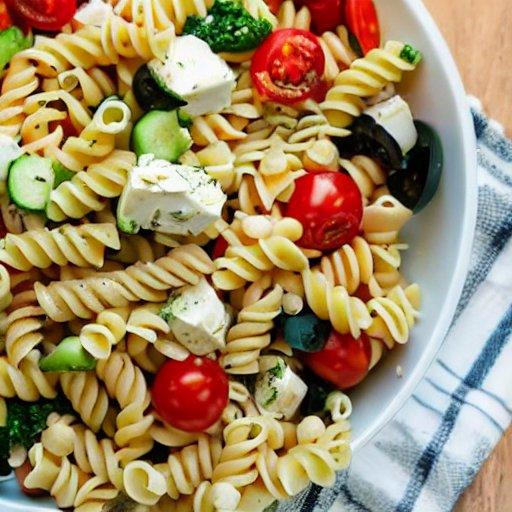 Fresh and Flavorful Pasta Salad with zesty Italian Dressing - 4aKid