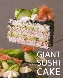 Giant Sushi Cake: Unique and Delicious - 4aKid