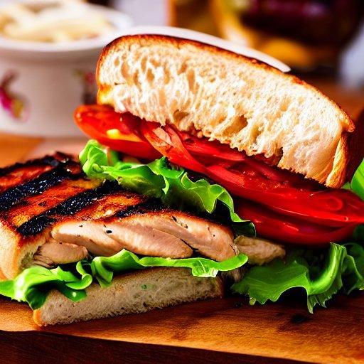 Grilled Chicken Sandwich - 4aKid