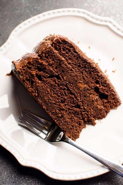 Healthy Chocolate Cake {No Oil and So Moist} - 4aKid