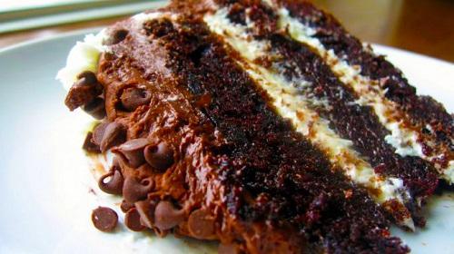 Hersheys Chocolate Cake with Cream Cheese Filling & Chocolate Cream Cheese Buttercream - 4aKid Blog - 4aKid