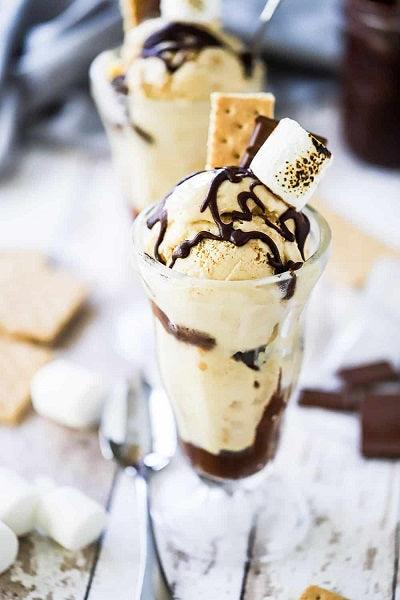 Homemade S'Mores Ice Cream - 4aKid