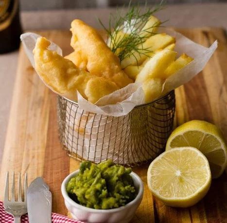 How to Make Delicious Beer Battered Fish with Mushy Peas and Homemade Chips - 4aKid