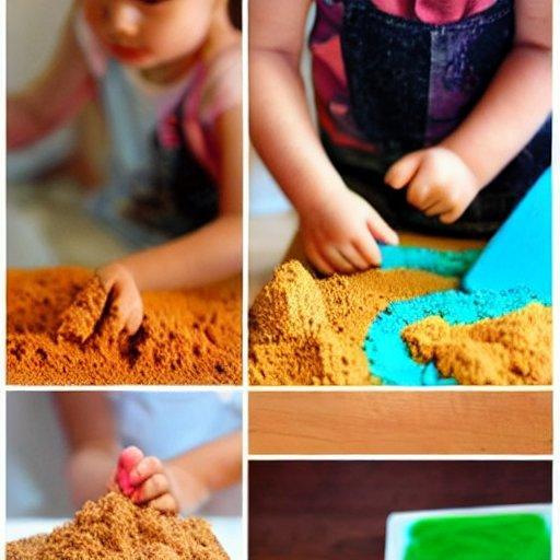 How To Make Kinetic Sand (DIY) - 4aKid