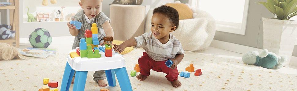 Ignite Your Child's Creativity & Fine Motor Skills with the MEGA Build and Tumble Table - 4aKid