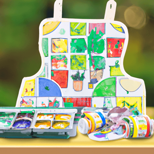 "Let Imagination Soar with the Jeronimo 36PCS Apron Painting Play Set!" - 4aKid