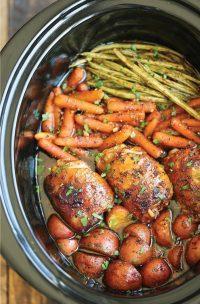 Look no further than this Slow Cooker Honey Garlic Chicken and Veggies recipe - 4aKid