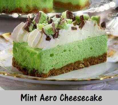 Mint Aero Cheesecake - 4aKid