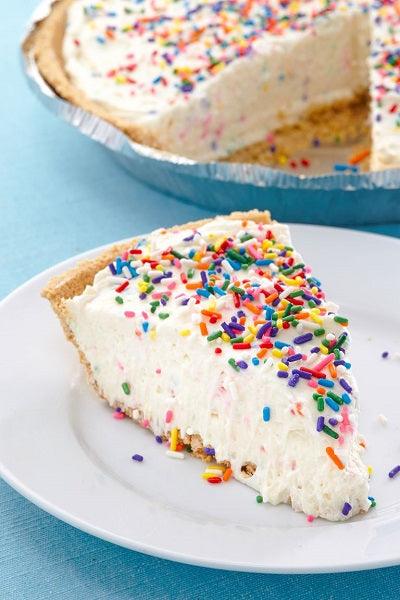 No-Bake Birthday Cake Cheesecake - 4aKid Blog - 4aKid