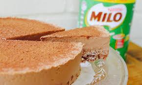 No-Bake Milo Cheesecake - 4aKid