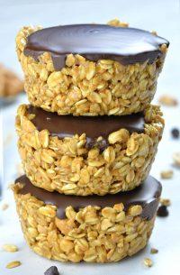 No Bake Peanut Butter Granola Cups - 4aKid