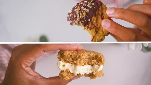 No-Bake Peanut Butter Oat Cookies 2 Ways - 4aKid Blog - 4aKid