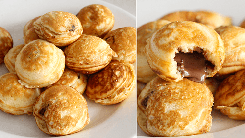 Nutella-Stuffed Mini Pancakes - 4aKid