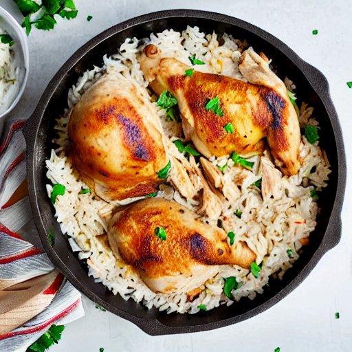One-pot chicken and rice - 4aKid