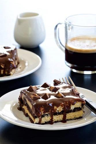 Peanut Butter Cup Eclair Cake - 4aKid