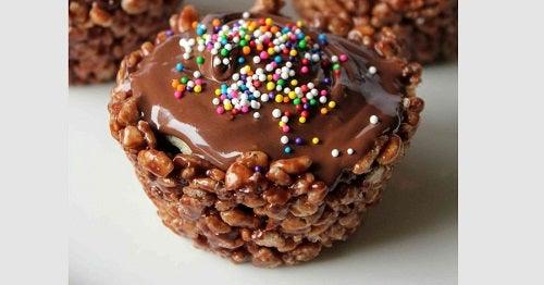 Rice Krispies Treat Cupcake - Resepte Wenke - 4aKid