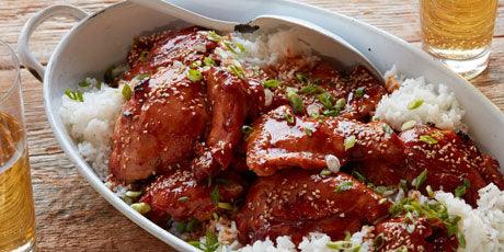 Slow-Cooker Chicken Thighs with Soy Sauce, Honey, Garlic and Ginger - 4aKid