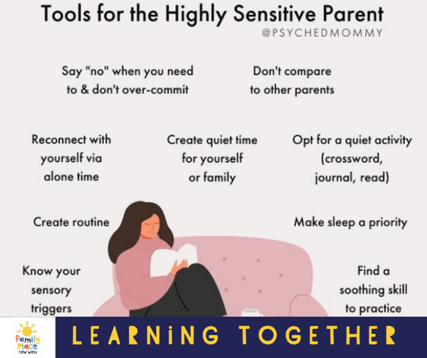 Tools for the highly sensitive parent - 4aKid