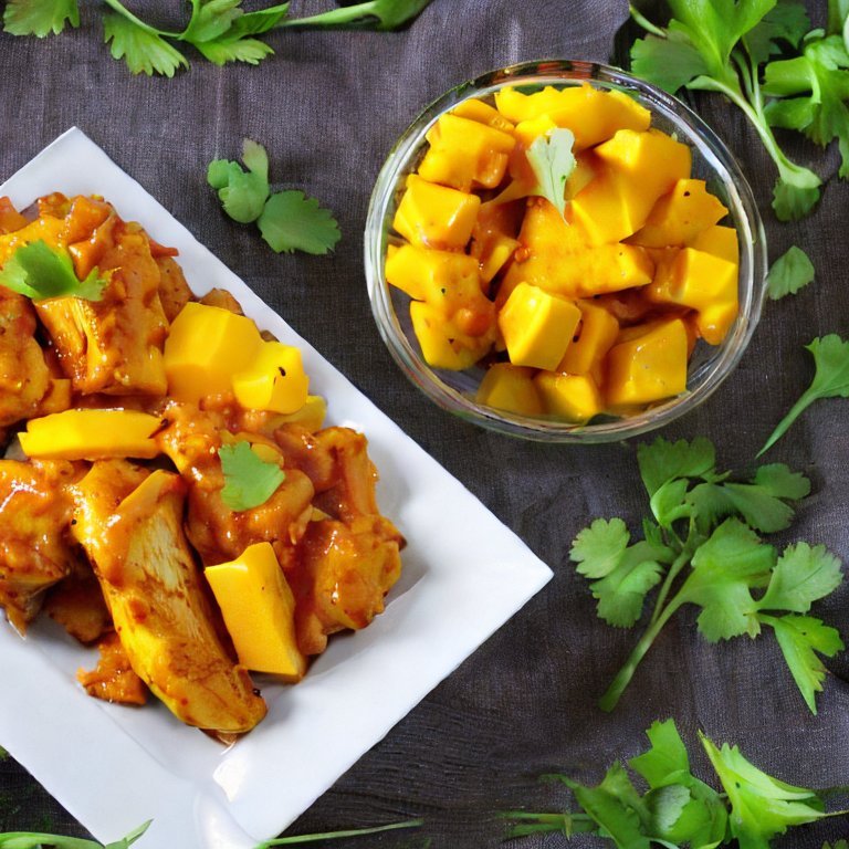 Tropical Delight: Mango Chicken Recipe - 4aKid